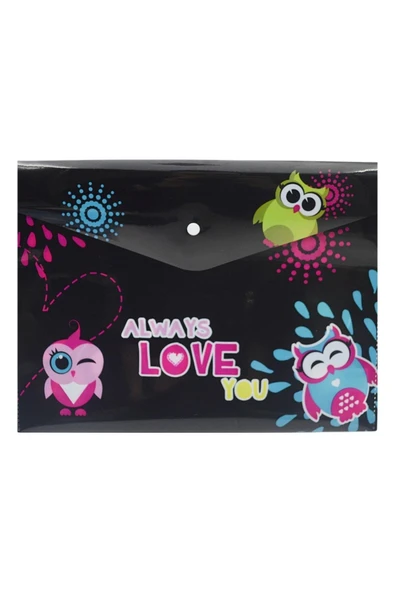 Noki A4 Baskılı Çıtçıtlı Dosya Genç Desenler 12 Adet (3105t) - 4