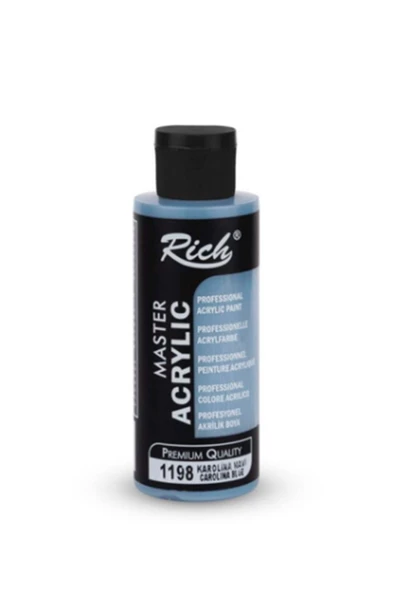 Rich Boya Master Akrilik 120 Cc Karolina Mavi ürün görseli 1