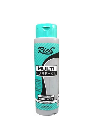 Rich Multi Surface Akrilik Boya 500 ml 2312 Marjinal Gri ürün görseli 1