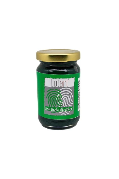 Lutart Yeşil 100ml Linol Baskı Mürekkebi ürün görseli 1