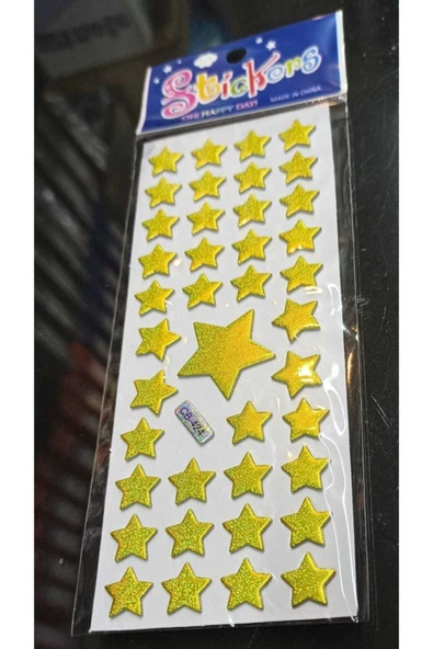Ticon Sticker 3d Yıldızlı - 1