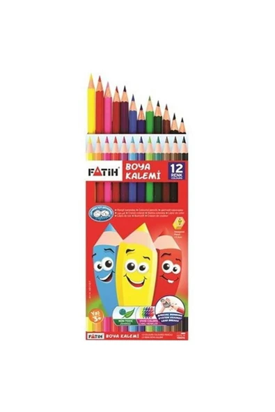 FATİH KALEM Fatih Okul Kırtasiye Seti Pastel Sulu Kuru Keçeli Kalem Fatihset2 - Resim 3