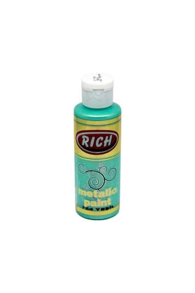Rich Rıch Akrilik Boya Metalik Boya 120 Cc Yeşil 754 - 1