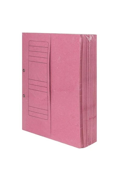 Alemdar 06191 Yarım Kapak Dosya Karton A4 50 Adet - Pembe - 2