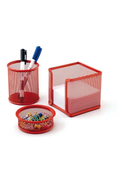 Mas Üçlü Set Kırmızı 505 - Resim 2