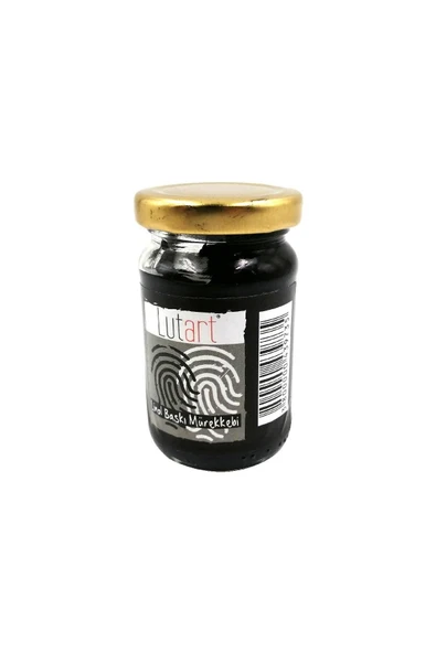 Lutart Siyah 100ml Linol Baskı Mürekkebi - Resim 2