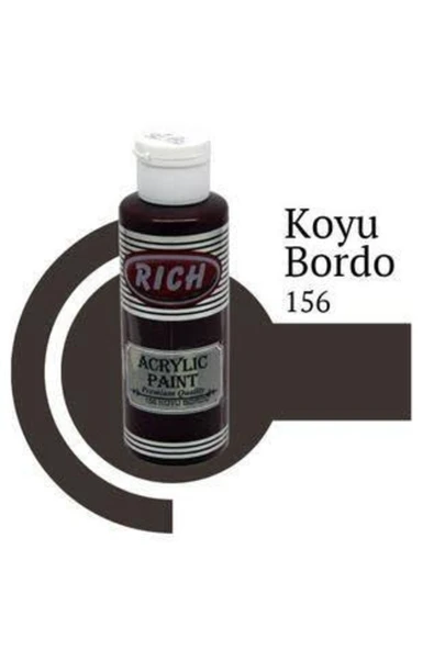 Rich Akrilik Boya 130 Cc. 156 Koyu Bordo ürün görseli 1