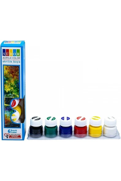 Südor 6x15ml Akrilik Boya / Sd121 ürün görseli 1
