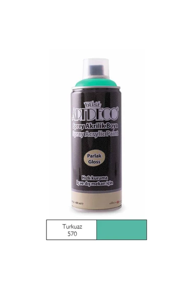 Artdeco Sprey Boya 400 ml Turkuaz Y-570 ürün görseli 1