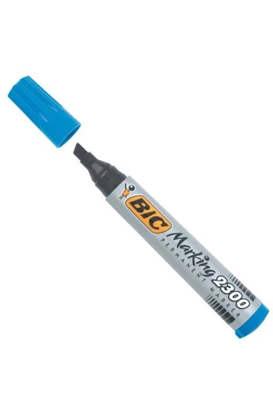Bic 2300 Mavi Permanent Kalem Kesik Uç 820925 ürün görseli