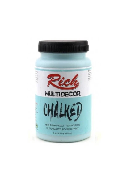 Rich Multi Decor Chalked Akrilik 250ml N:4546 Petrol Mavi ürün görseli 1
