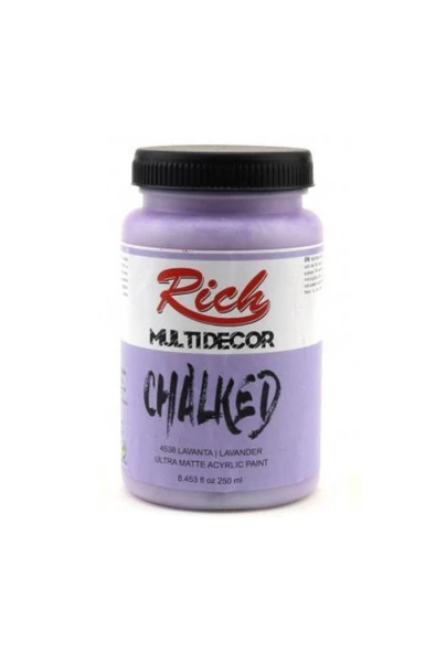 Rich Multi Decor Chalked Akrilik 250ml N:4538 Lavanta ürün görseli 1