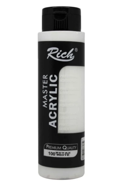Rich Master Akrilik Boya Beyaz 500 cc ürün görseli 1