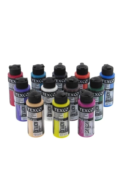 Rich Texco Akrilik Boya Seti 12 X 110 Cc. ürün görseli 1