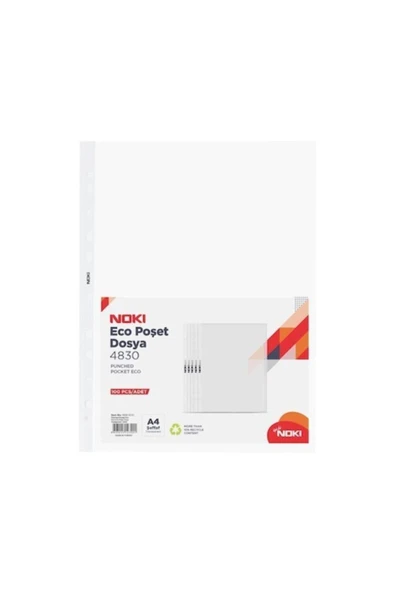 Noki Eco Poşet Dosya 100 Lü - 1