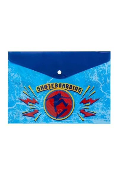 Noki A4 Baskılı Çıtçıtlı Dosya Erkek Desenler 12 Adet (3105e) - Resim 3