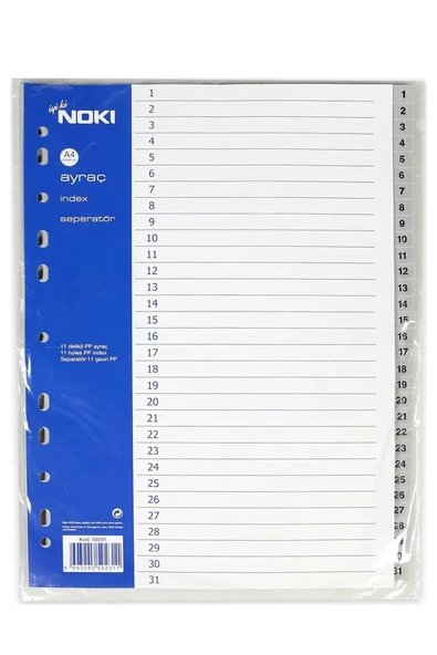 Noki Ayraç Pp 1-31 Rakam - 1