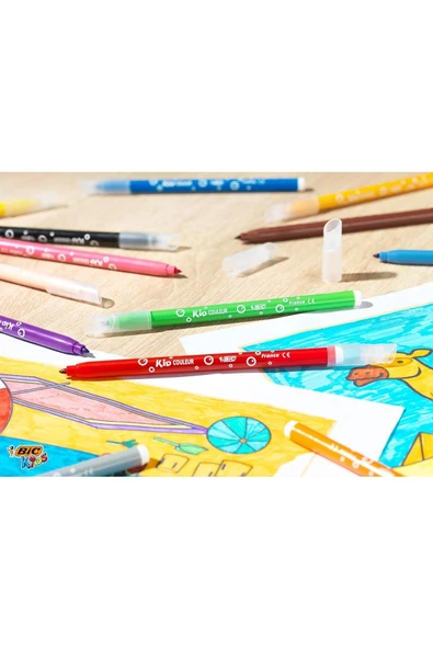 Bic 4'lü Okula Dönüş Seti 46 Parça Boyama Seti - Resim 7