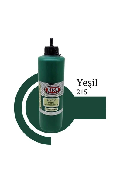 Rich 500-215 Akrilik Boya 01672 Yeşil 500 Cc - Resim 4