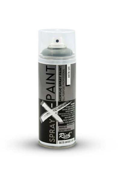 Rich Boya Spray X Paınt 400 Ml Antik Gri ürün görseli 1