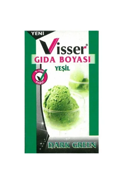 hobi24 Visser Toz Gıda Boyası 9 gram - Yeşil G.b ürün görseli 1