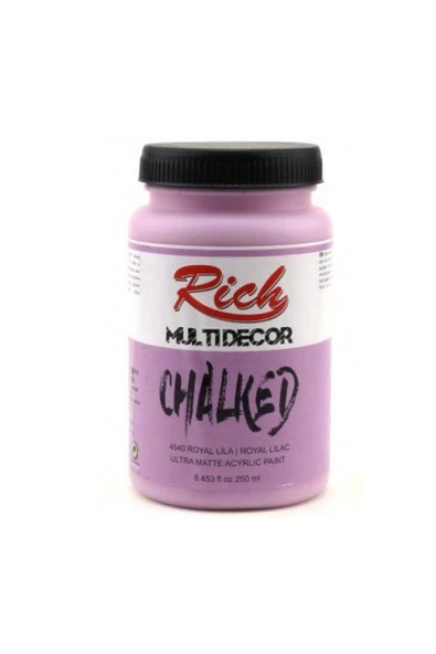 Rich Multi Decor Chalked Akrilik 250ml N:4540 Royal Lila ürün görseli 1
