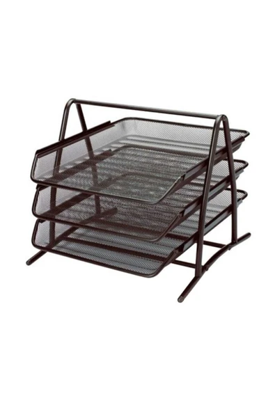 Ofica Ofıca Metal 3lü Evrak Rafı Siyah Fts20s Fx - 3