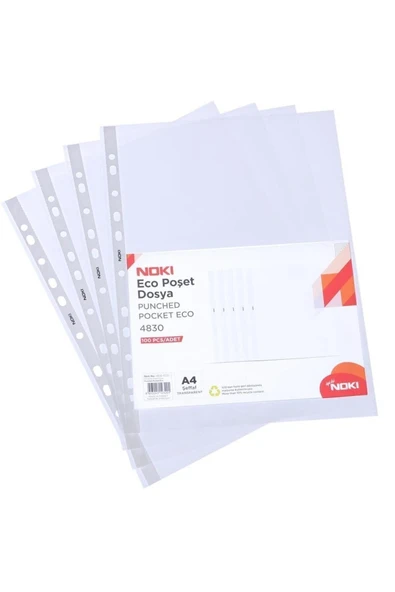 Noki Eco Poşet Dosya A4 (100'lü) ürün görseli 1