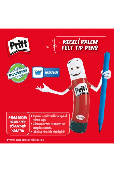 Pritt Keçeli Boya Kalemi 24 Renk - Resim 4