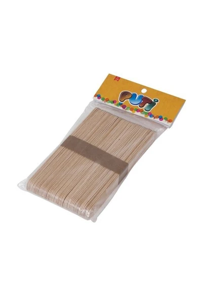 Puti Ahşap Büyük Dil Çubuğu Natural ürün görseli 1