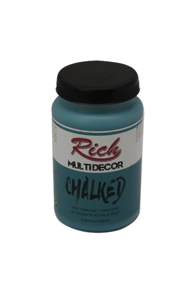 Rich Multi Decor Chalked Akrilik 250ml N:4558 Turkuaz - 1