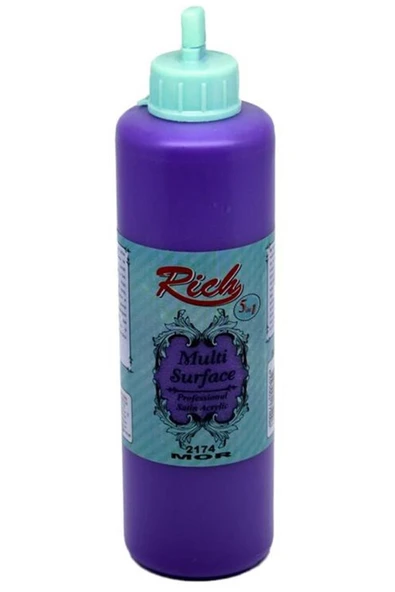 Rich Marka: Multi Akrilik Boya 2174 Mor 500 Cc Kategori: Akrilik Boya ürün görseli 1