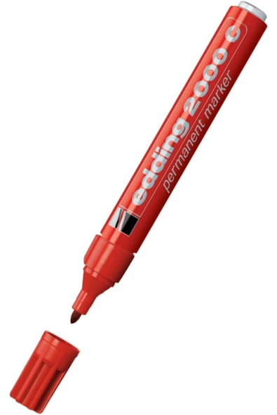 Edding Eddıng E-2000 Kırmızı Permanent Markör Kalem ürün görseli
