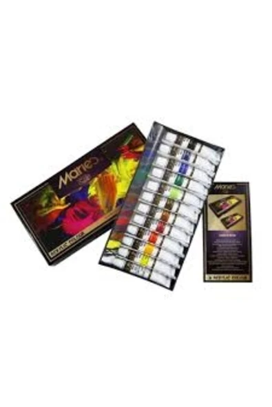 Maries Akrilik Boya 812b 12li 12ml ürün görseli 1