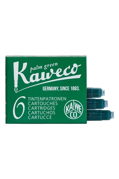 Kaweco Dolmakalem Kartusu Yesıl 6lı Kısa - 1