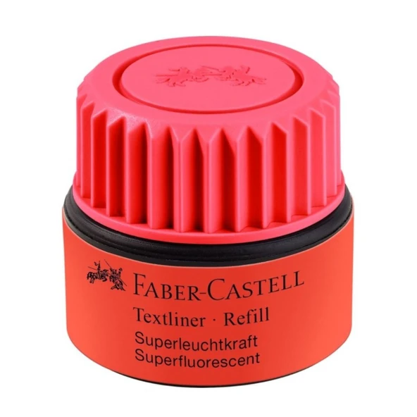 Faber Castell Faber Kırmızı Fosforlu Kalem Mürekkebi 5150154921 - Resim 3