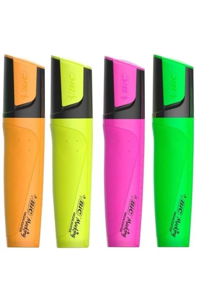 Bic -marking Flat Highlighter 4lü Set ürün görseli 1