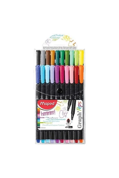 Maped 749151 20 Li Fınelıner Kalem ürün görseli 1