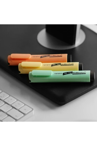 Scrikss Sh712 Pastel Fosforlu 5li Blister Pastel Renkler - Resim 4