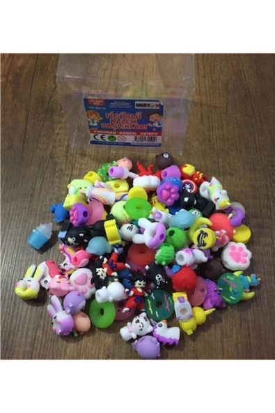 Kiddy World Figürlü Simli Kalem Başlığı 48 Li World 01258 ürün görseli 1