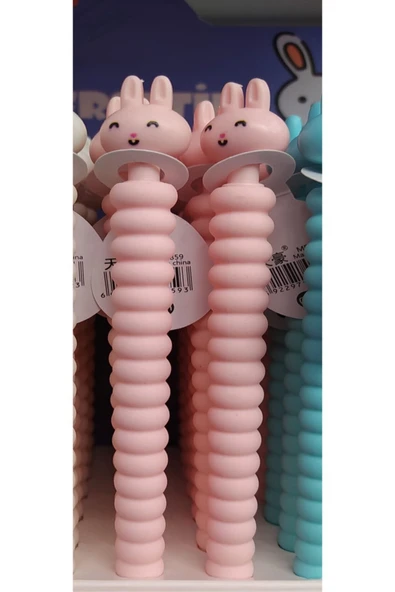 Mikro Tavşan Başlıklı Versatil Kalem 0,7mm, Pembe ürün görseli 1