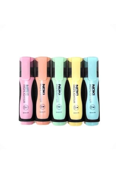 Noki Pastel Fosforlu Kalem 5'li Pvc 9000p5pvc - 2