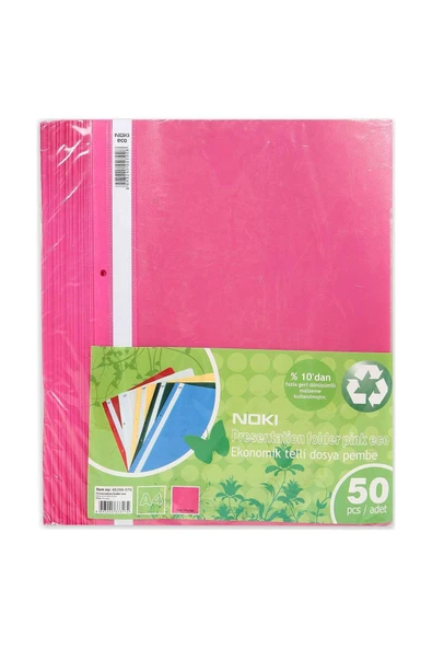 Noki Pembe Telli Dosya Eco 50'li ürün görseli 1