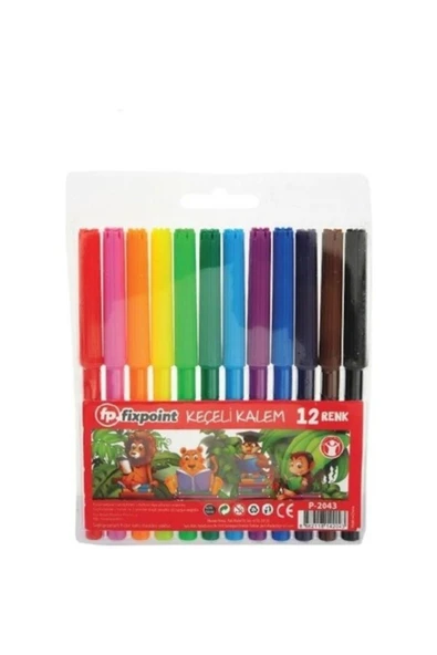 FixPoint Keçeli Boya Kalemi 12li ürün görseli