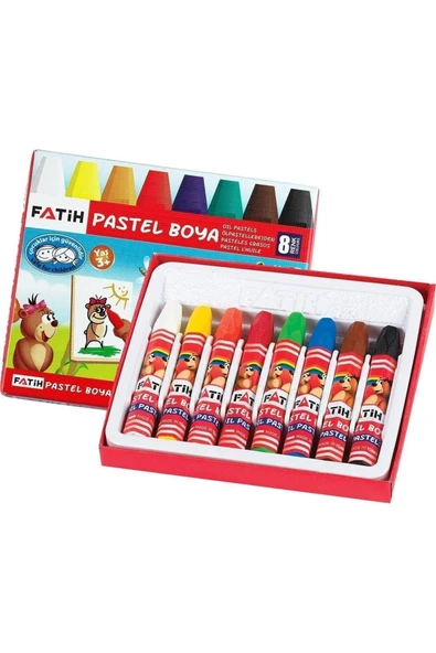 Fatih King Size Pastel Boya 8 Renk ürün görseli 1