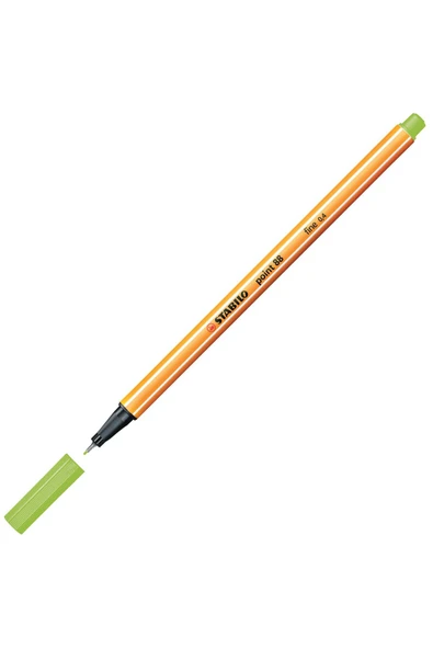 Stabilo Point 88 Fineliner 0.4mm Keçe Uçlu Kalem 88/033 Floresan Yeşil ürün görseli 1