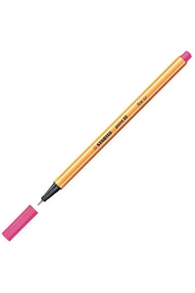 Stabilo Point 88 Fineliner 0.4mm Keçe Uçlu Kalem 88/056 Floresan Pembe - 1
