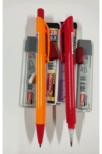 Mikro 0.9 Uçlu Kalem ( 2 Adet Kalem) ( 0,9 Kalem Ucu - 4 Kutu) - Resim 4
