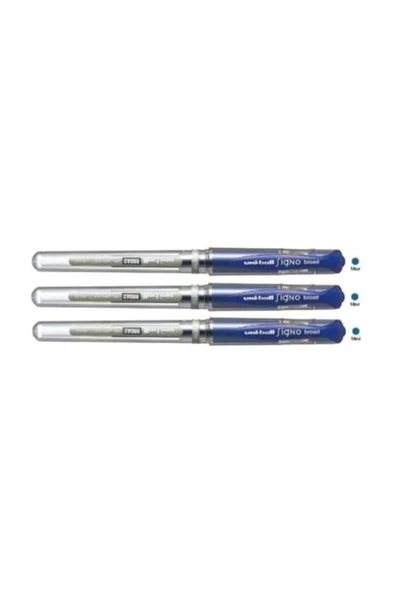 Unibal Um-153 Signo Broad Imza Kalemi 1,0 Mm 3 Lü Mavi - 1