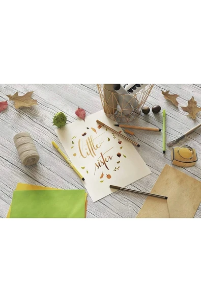 Stabilo - Keçe Uçlu Boya Kalemi - Pen 68 - Floresan Sarı - Resim 3